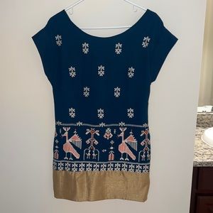 Beautiful Anthropologie embroidered dress